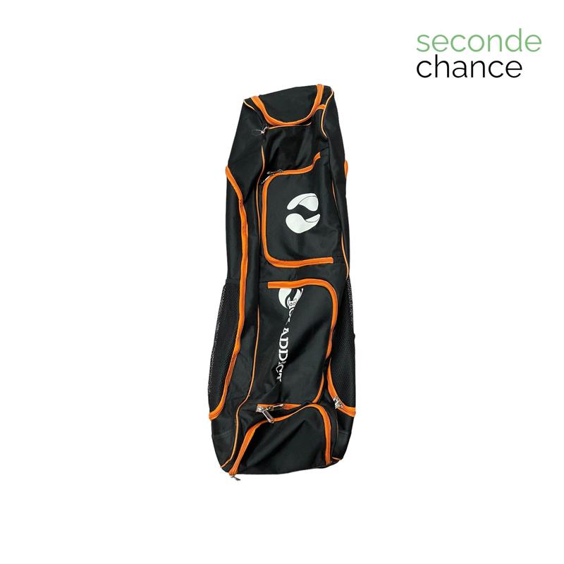 Image de HCK ADDICT - Sac de Hockey Noir & Orange - trolley disponible sur ekwip