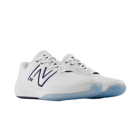 New Balance - Chaussures de Tennis FuelCell 996 V5 Blanc/Bleu Ciel