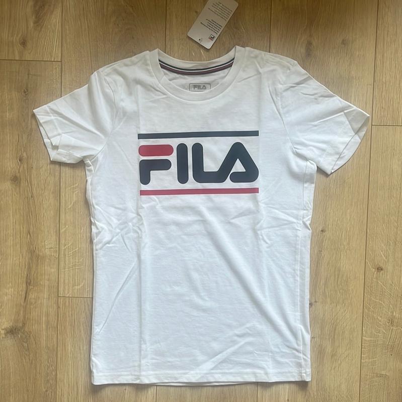 Image de Fila - T-Shirt de Tennis Chris Kids White disponible sur ekwip