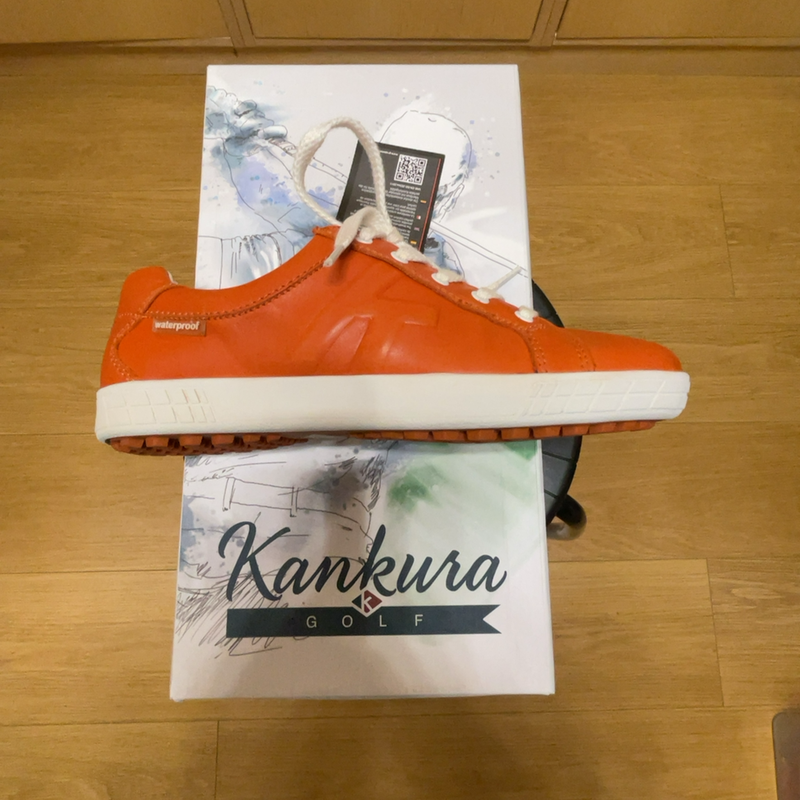 Image de Kankura - Chaussures de Golf Oporto Lady Orange disponible sur ekwip