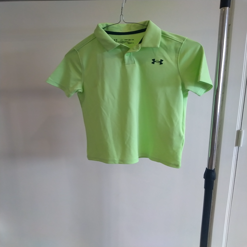 Image de Under Armour - Vêtement de Golf Polo Junior Jaune Fluo disponible sur ekwip