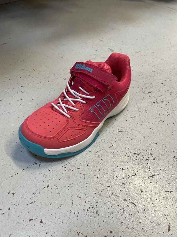 Image de Wilson - Chaussures de Tennis Kaos K Paradise Pink/White/Peacoxk Blue disponible sur ekwip