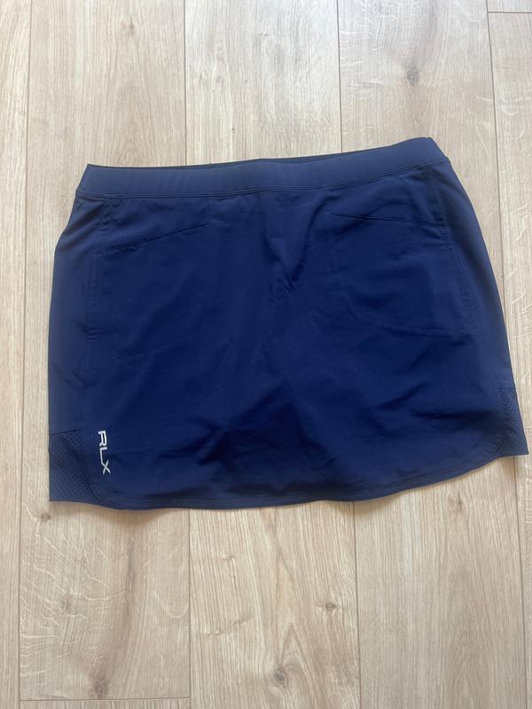 Image de Ralph Lauren - Vêtement de Golf Jupe Rlx Aim 4-Way Stretch Bleu Marine disponible sur ekwip