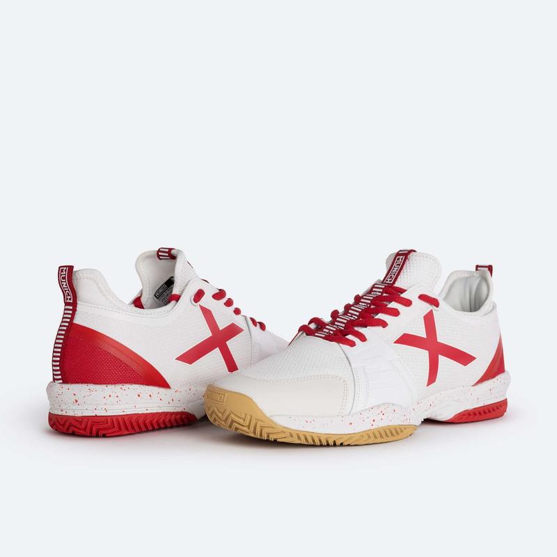 Image de Munich - Chaussures de Padel Oxygen 37 Blanc/Rouge disponible sur ekwip