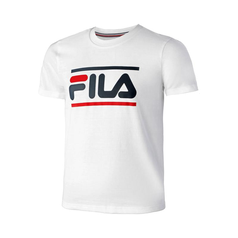 Image de Fila - T-Shirt de Tennis Chris Kids White disponible sur ekwip