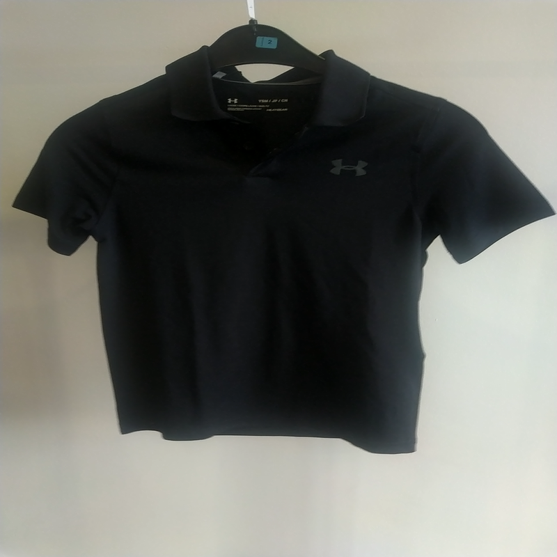 Image de Under Armour - Vêtement de Golf Polo Junior Noir disponible sur ekwip