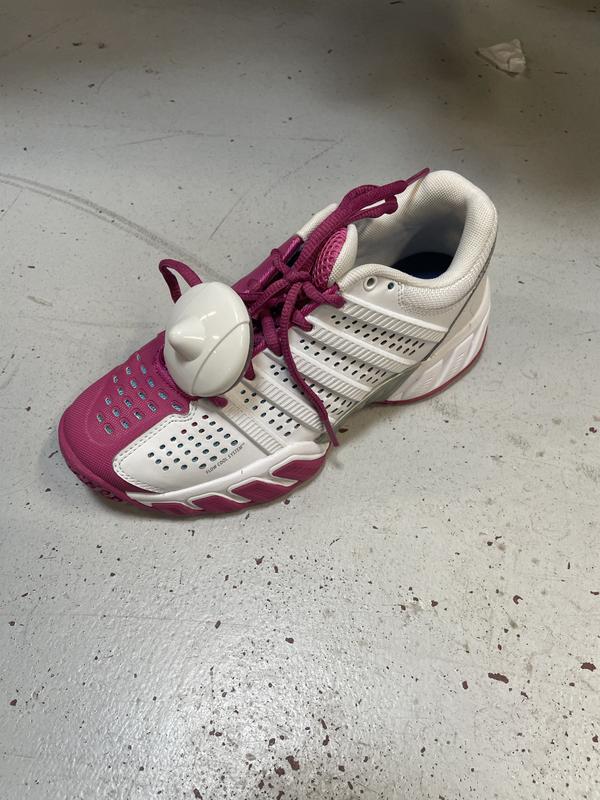 Image de K-Swiss - Chaussures de Tennis Bigshot Light 2.5 Omni White/Pink disponible sur ekwip