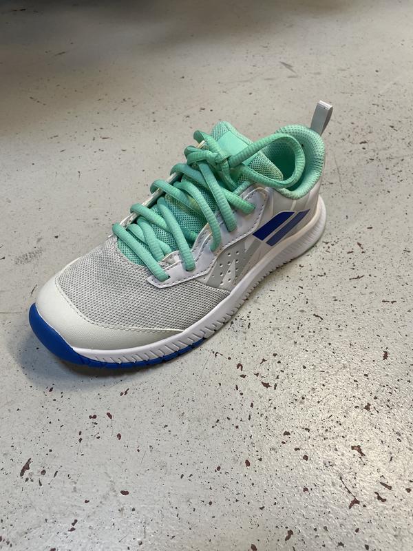 Image de Babolat - Chaussures de Tennis Pulsion All Court JR White/Biscay Green disponible sur ekwip