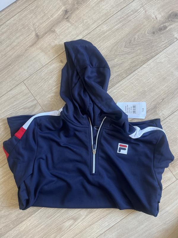 Image de Fila - Pull de Tennis Hoody Logan Navy disponible sur ekwip