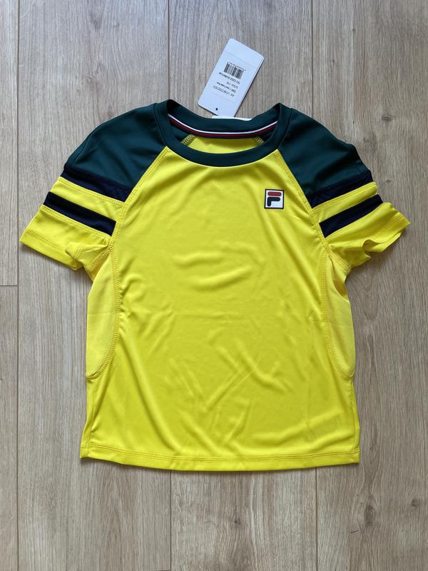 Image de Fila - T-Shirt de Tennis Frankie Boys Yellow disponible sur ekwip