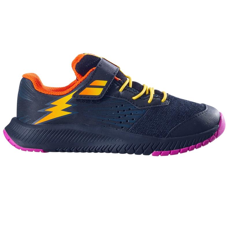 Image de Babolat - Chaussures de Tennis Pulsion All Court Noir/Jaune/Rose disponible sur ekwip