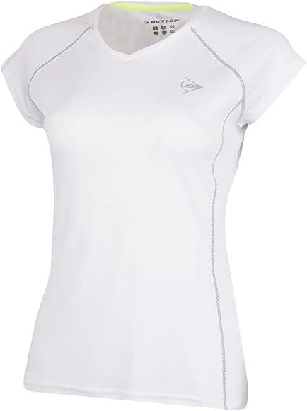 Image de Dunlop - T-Shirt de Tennis Ac Club Girls Crew Tee-White disponible sur ekwip