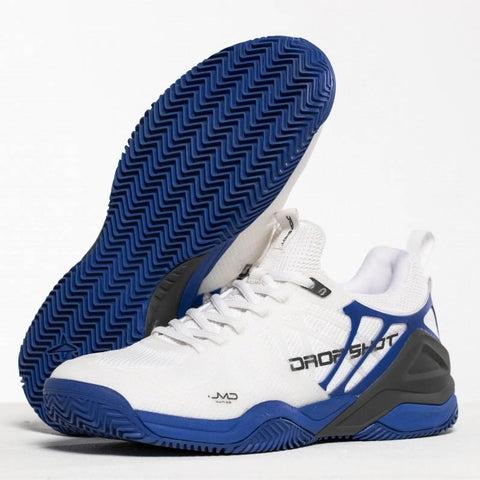 Image de Drop Shot - Chaussures de Padel Mylar XTW Blanc/Bleu disponible sur ekwip