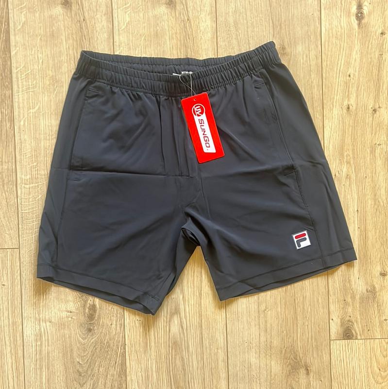 Image de Fila - Short de Tennis Kian Black disponible sur ekwip