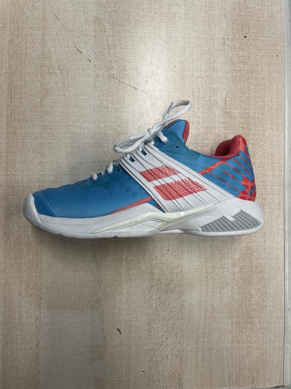 Image de Babolat - Chaussures de Tennis Propulse Fury Clay Sky Blue/Pink disponible sur ekwip