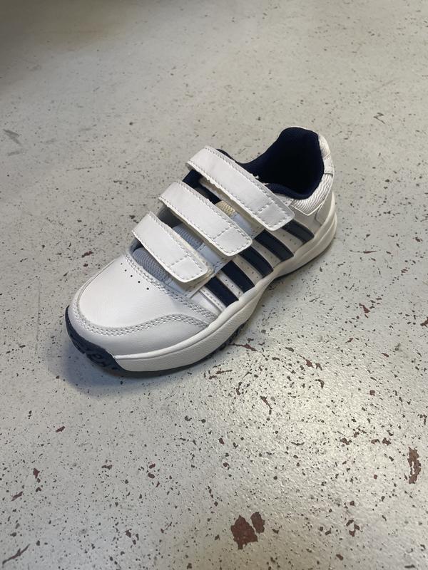 Image de K-Swiss - Chaussures de Tennis Court Smash Strap Omni White/Navy disponible sur ekwip