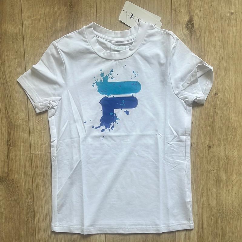 Image de Fila - T-Shirt Nevio Kids White disponible sur ekwip