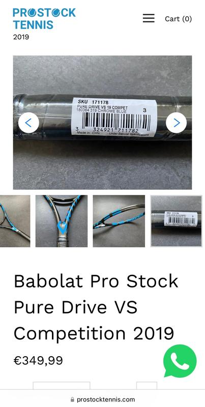 Image de Babolat - Raquette de Tennis Pure drive VS professionnelle disponible sur ekwip