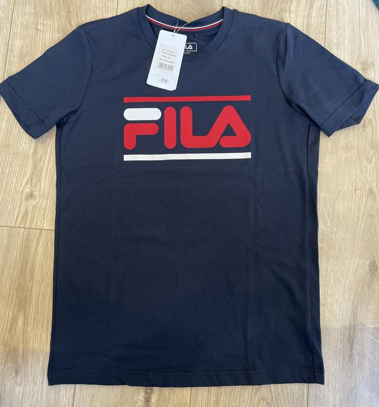 Image de Fila - T-Shirt de Tennis Chris Kids Peacoat Blue disponible sur ekwip