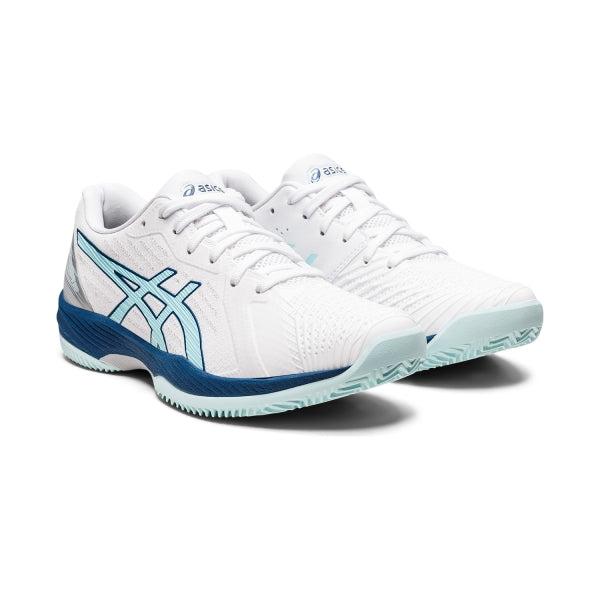 Image de Asics - Chaussures de Tennis Solution Swift FF Clay Women Blanc/Bleu Ciel disponible sur ekwip