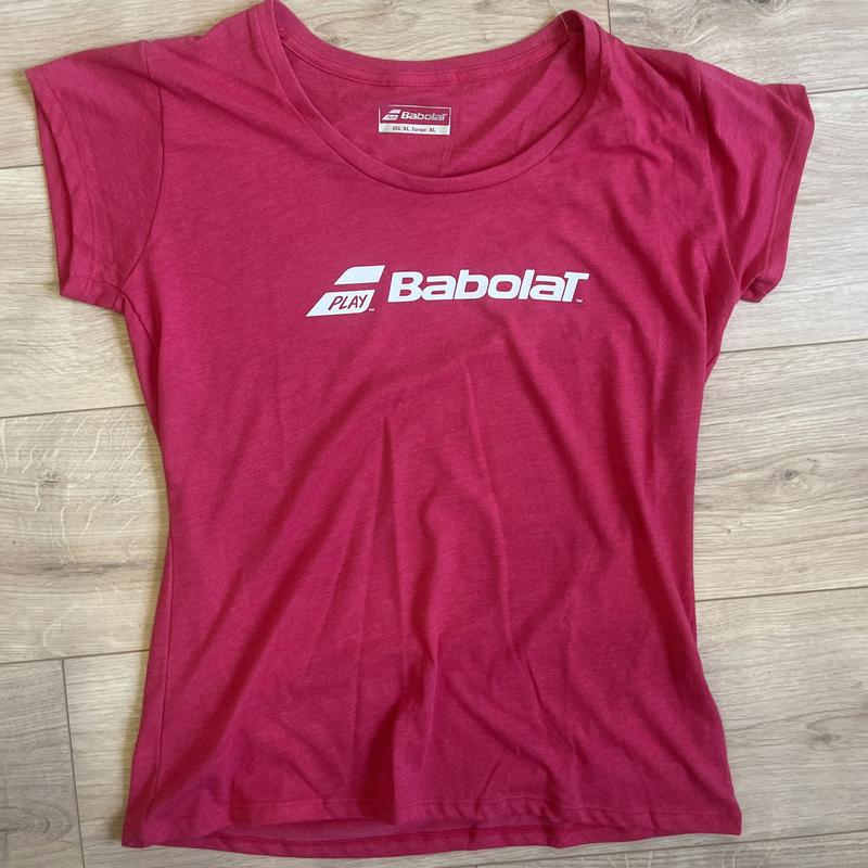 Image de Babolat - T-Shirt Exercise Babolat Tee Red Rose Neuf avec étiquette disponible sur ekwip