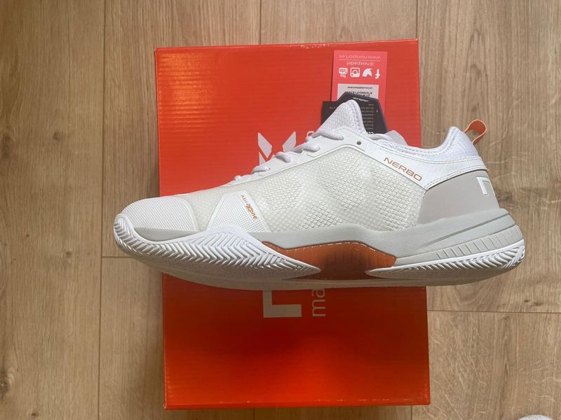 Image de Nox - Chaussures de Padel Lux Nerbo Blanc/Orange disponible sur ekwip