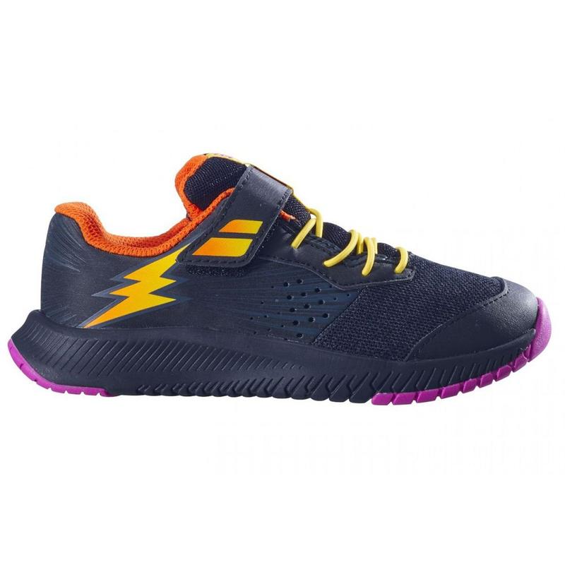 Image de Babolat - Chaussures de Tennis Pulsion All Court Noir/Jaune/Rose disponible sur ekwip