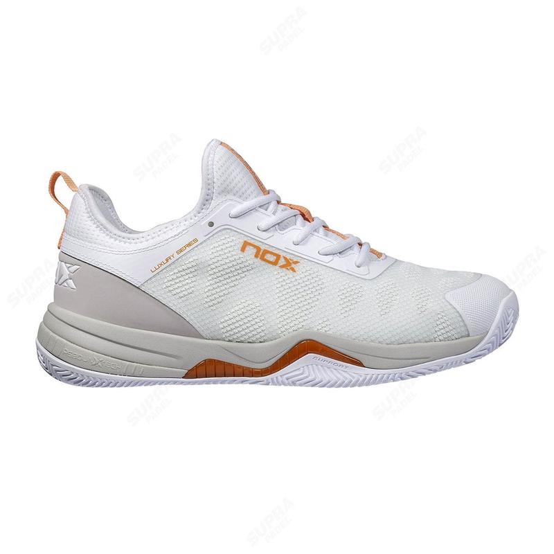 Image de Nox - Chaussures de Padel Lux Nerbo Blanc/Orange disponible sur ekwip