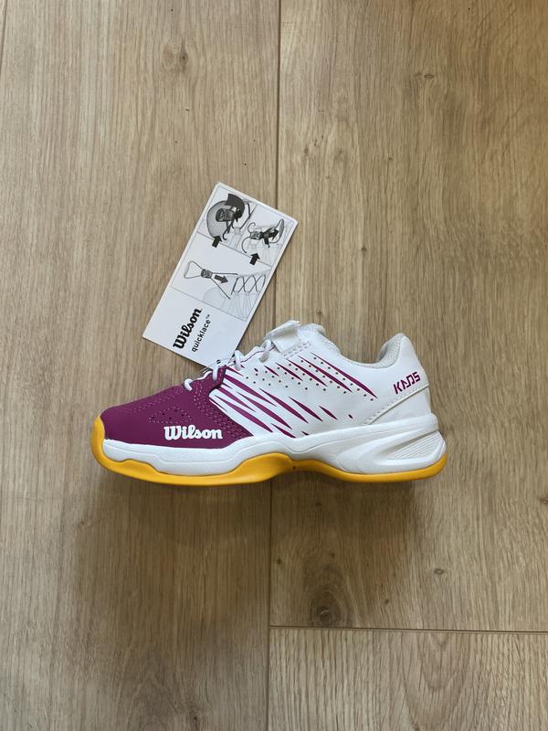 Image de Wilson - Chaussures de Tennis Kaos 2.0 Junior Mauve/Blanc disponible sur ekwip