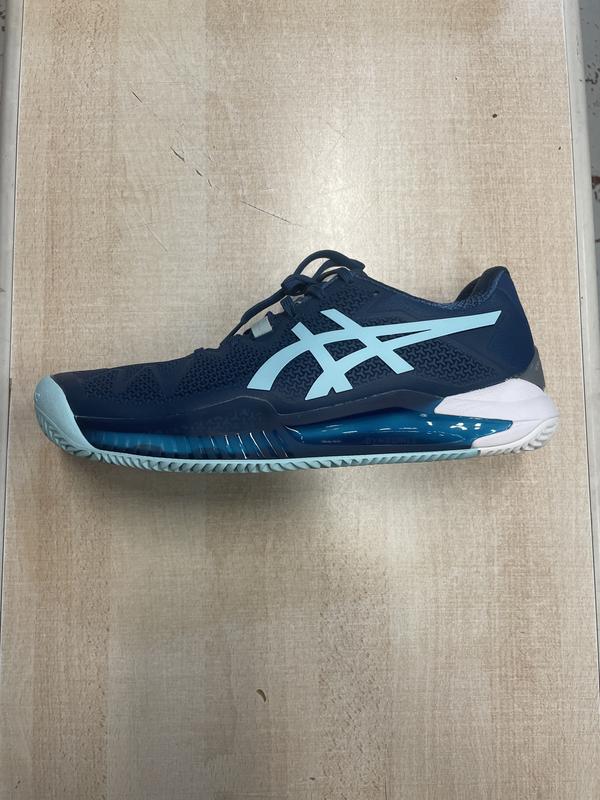 Image de Asics - Chaussures de Tennis Gel-Resolution 8 Clay Light Indigo/Clear Blue disponible sur ekwip