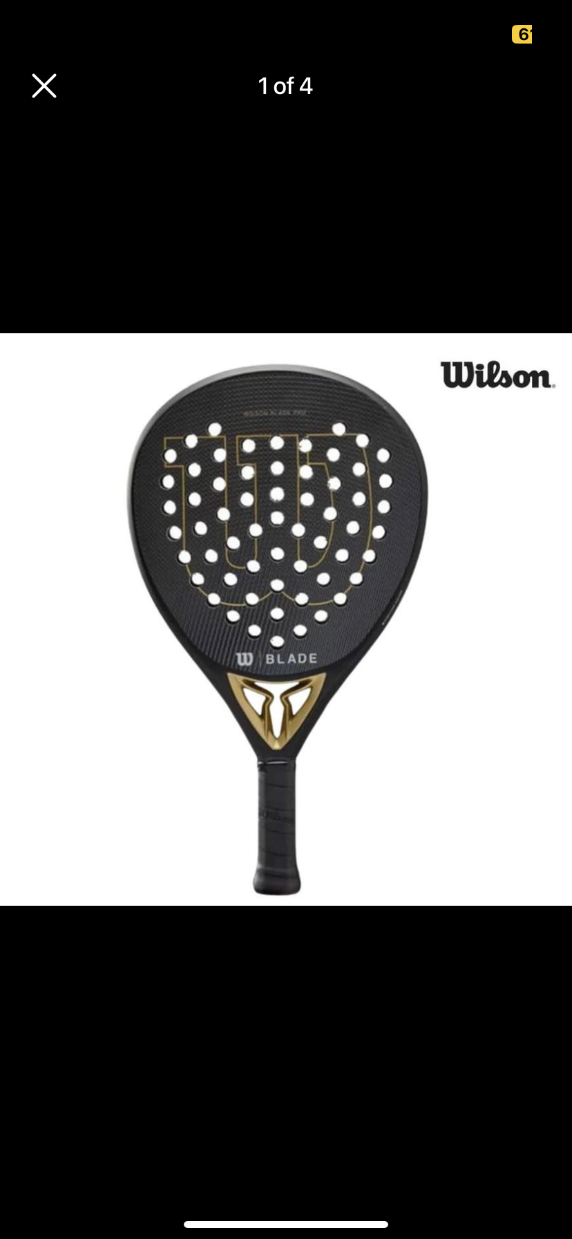 Wilson - Raquette de Padel Blade Pro V2 Gold