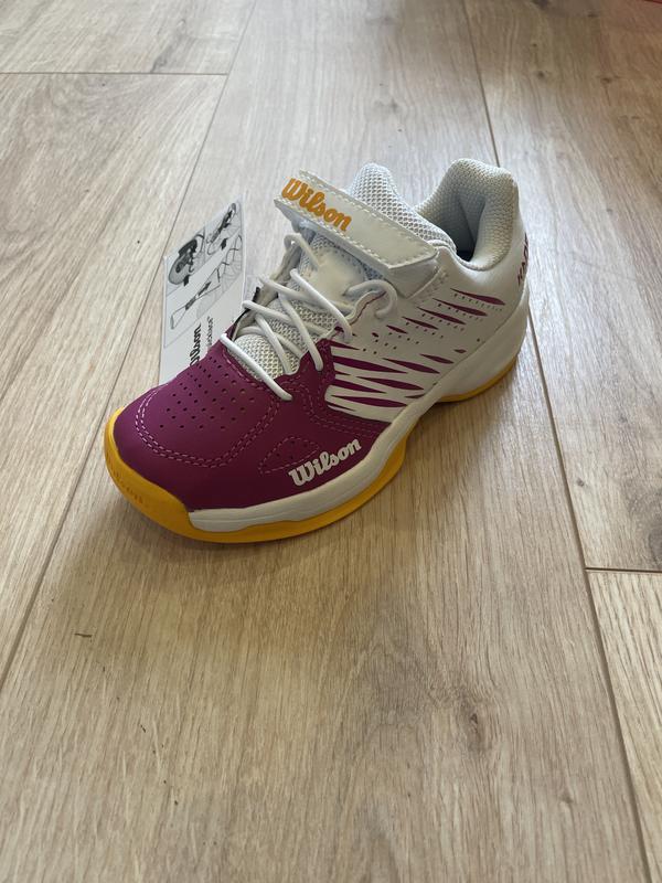 Image de Wilson - Chaussures de Tennis Kaos 2.0 Junior Mauve/Blanc disponible sur ekwip