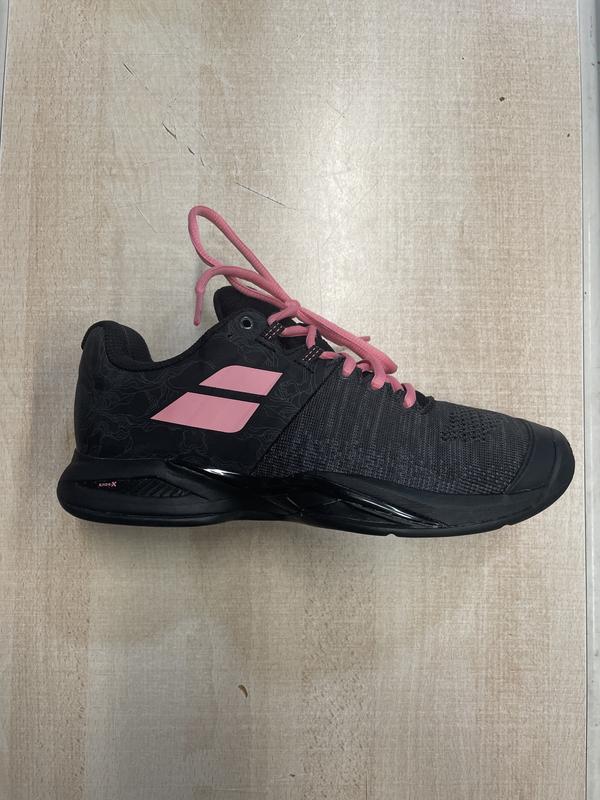 Image de Babolat - Chaussures de Tennis Propulse Blast Clay Black/Geranium Pink disponible sur ekwip