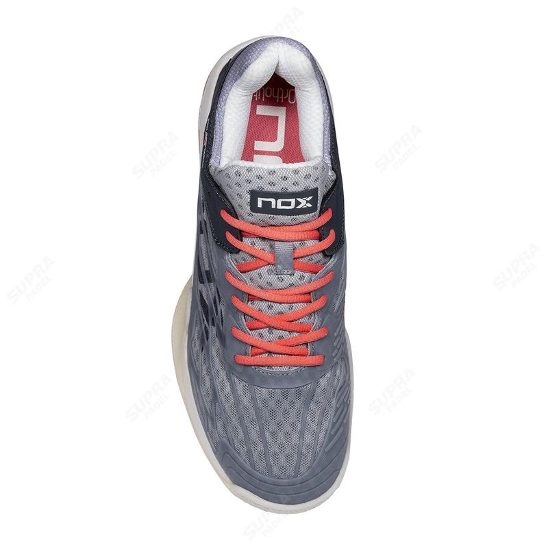 Image de Nox - Chaussures de Padel AT10 Lux Gris/Corail disponible sur ekwip