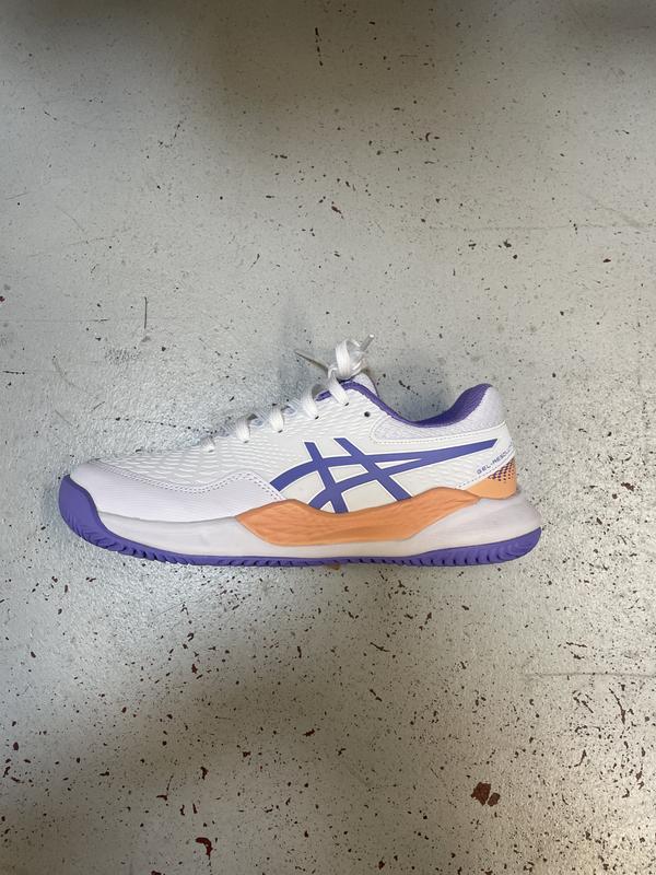 Image de Asics - Chaussures de Tennis Gel Resolution 9 GS Clay White/Amethyst disponible sur ekwip