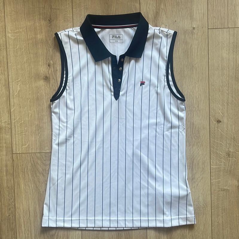 Image de Fila - Polo American Pia White/Stripes disponible sur ekwip