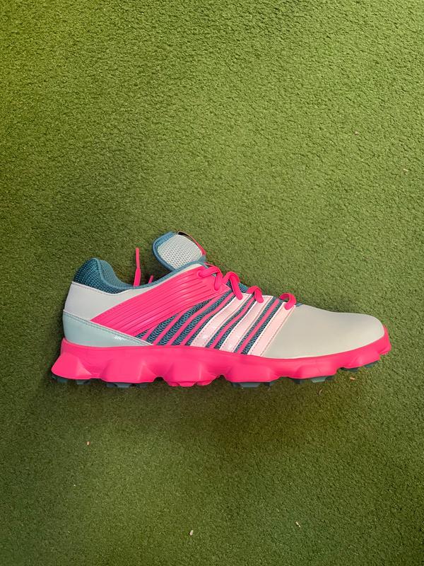 Image de Adidas - Chaussures de Hockey sur gazon Flex Blanc/Rose disponible sur ekwip