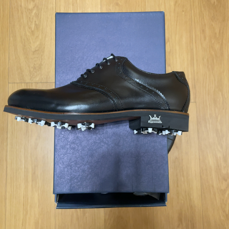 Image de Lambda - Chaussures de Golf Ferrara Noir disponible sur ekwip