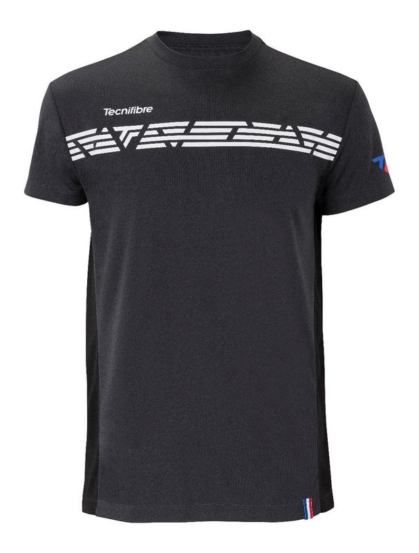 Image de Tecnifibre - T-Shirt Boys F2 Aimesh BLK Heather disponible sur ekwip