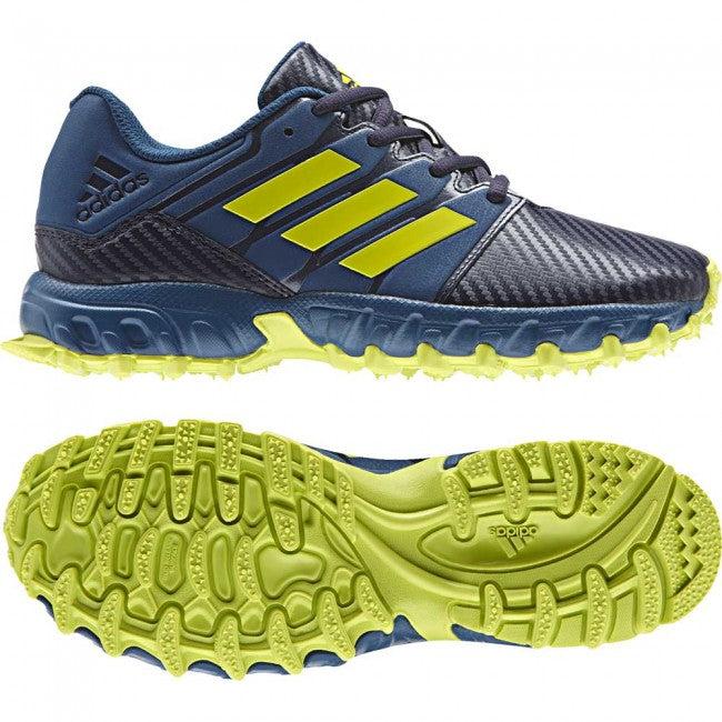 Image de Adidas - Chaussures de Hockey Hockey Junior Bleu Marine/Noir/Jaune disponible sur ekwip