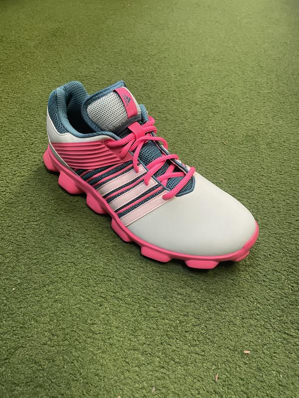 Image de Adidas - Chaussures de Hockey sur gazon Flex Blanc/Rose disponible sur ekwip