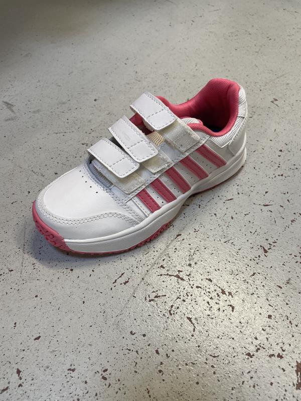 Image de K-Swiss - Chaussures de Tennis Court Smash Strap Omni White/Pinklemond disponible sur ekwip