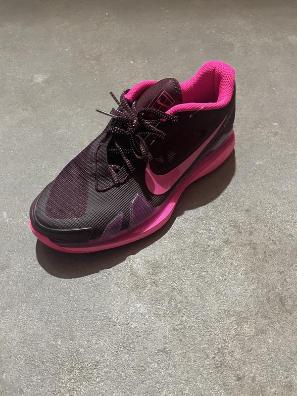 Image de Nike - Chaussures de Tennis Zoom Vapor Pro HC PRM Bordeaux/Rose disponible sur ekwip