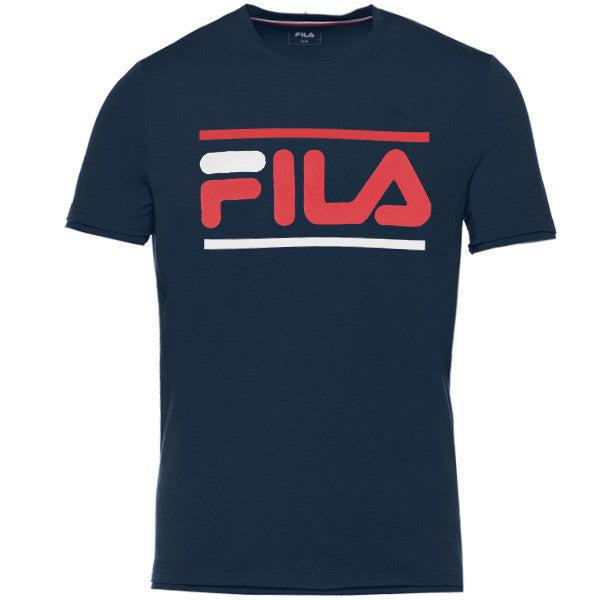 Image de Fila - T-Shirt de Tennis Chris Kids Peacoat Blue disponible sur ekwip